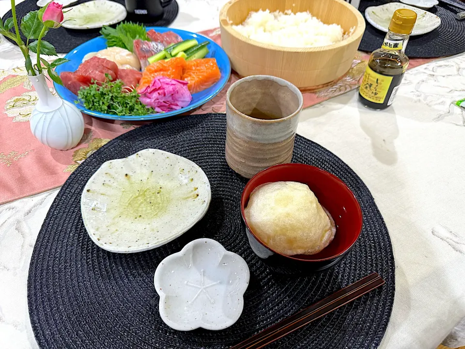 お夕飯は手巻き寿司にどか〜ん焼き麩のお吸い物‼︎|Seikoさん