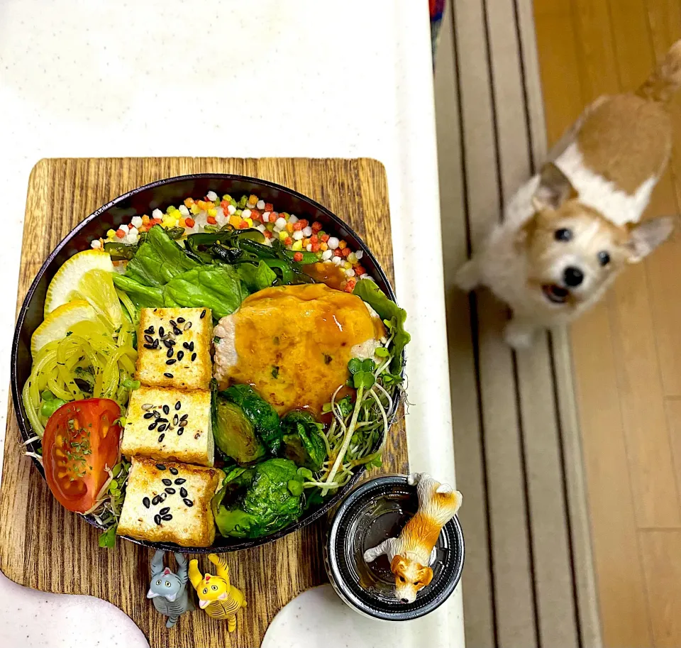 鶏つくね弁当|cafe3733さん