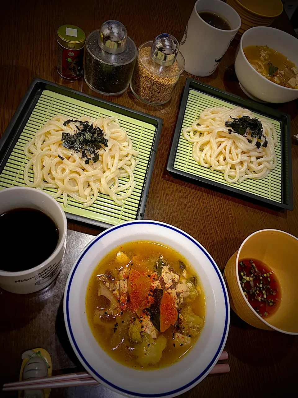 けんちん汁つけ麺　ざるうどん|ch＊K*∀o(^^*)♪さん