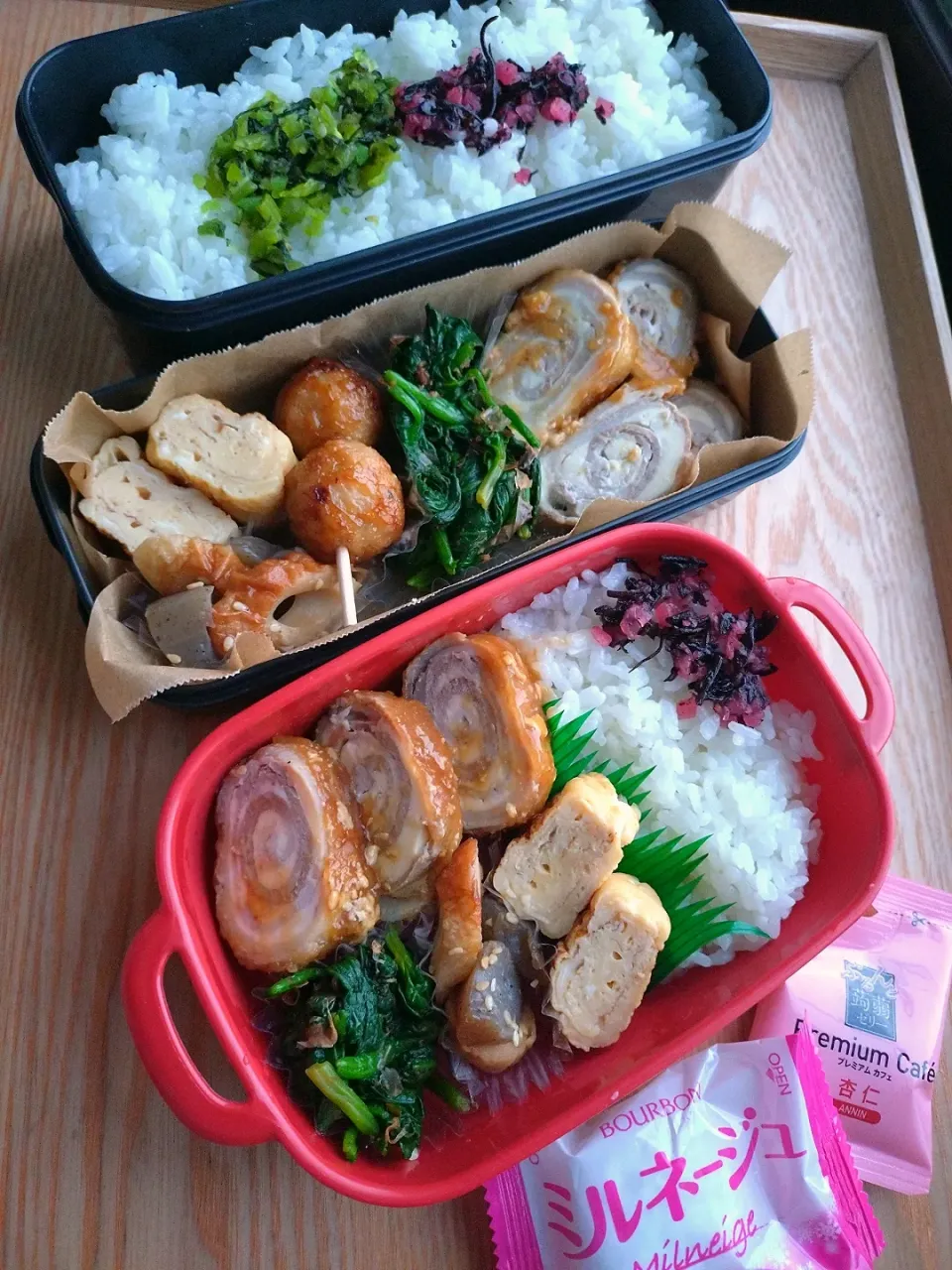 夫と娘のお弁当|みわさん