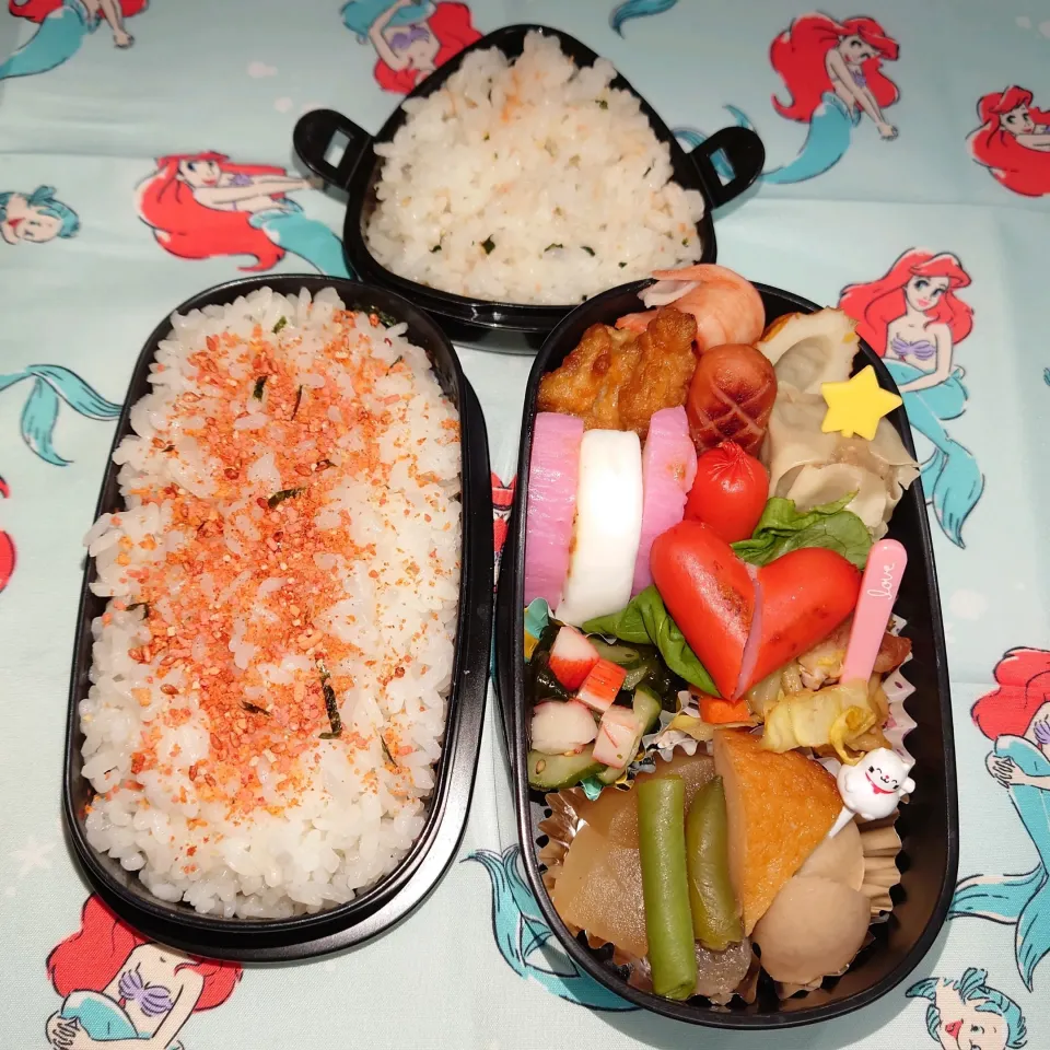 Snapdishの料理写真:2024年1月19日（金）のお弁当🍱。|ママちんさん