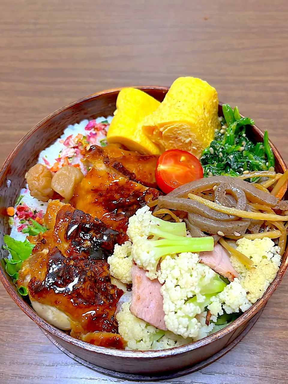 チキン照り焼き弁当|まあるななさん