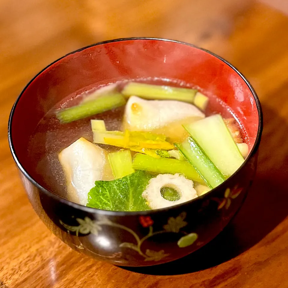 簡単即席お雑煮 Easy Instant Zouni Soup w/ Rice Cake|アッコちゃん✨さん