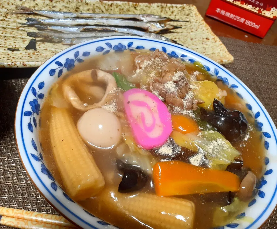 Snapdishの料理写真:八宝菜🌿

焼きサヨリ🐟|びせんさん