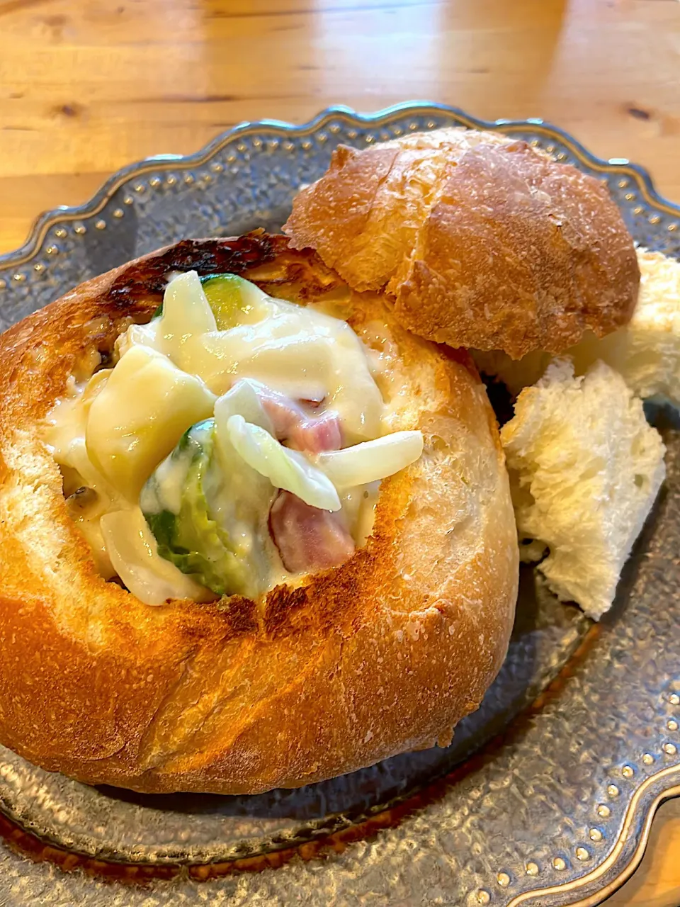 Chowder In A Bread Bowl|reliさん