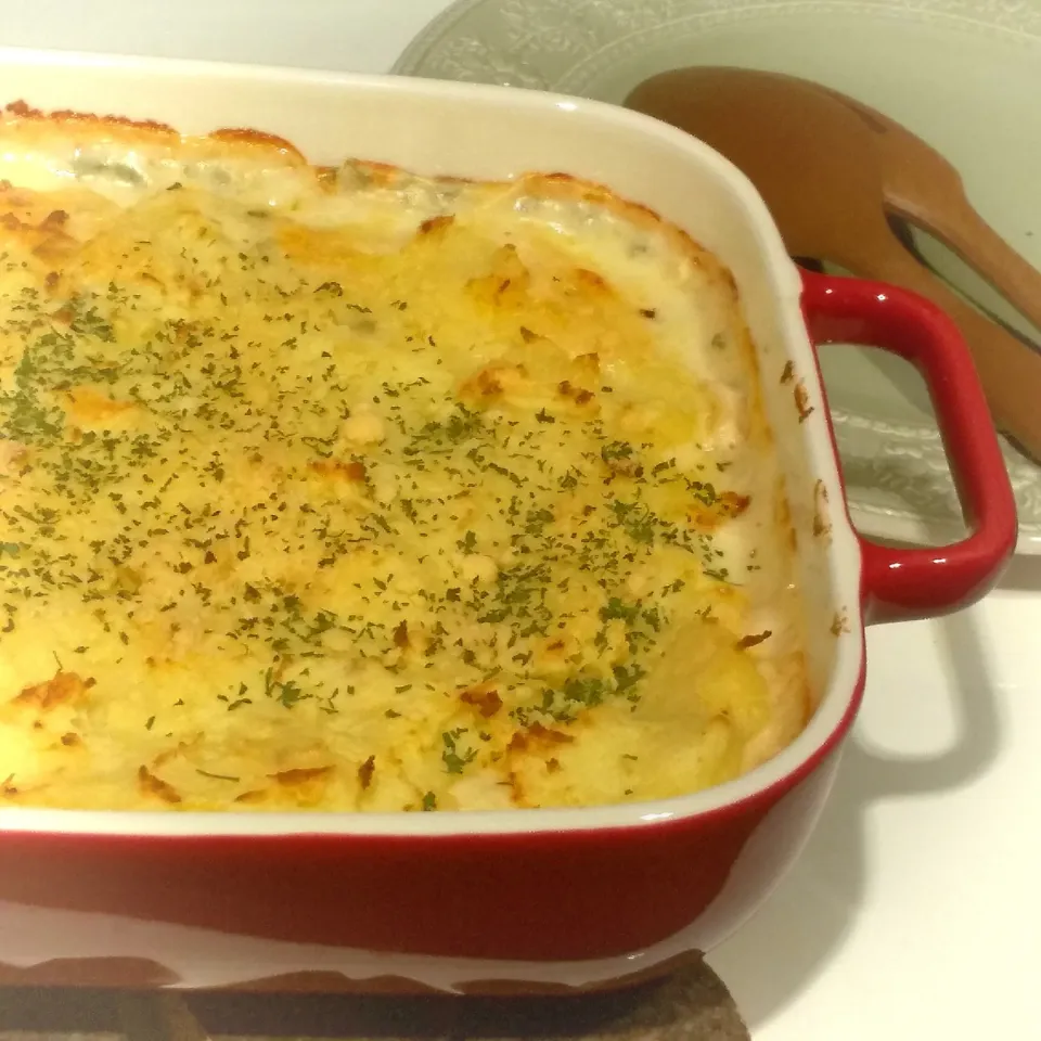 Fish Pie ～シーフードじゃがいもグラタン🇬🇧|osanpowankoさん