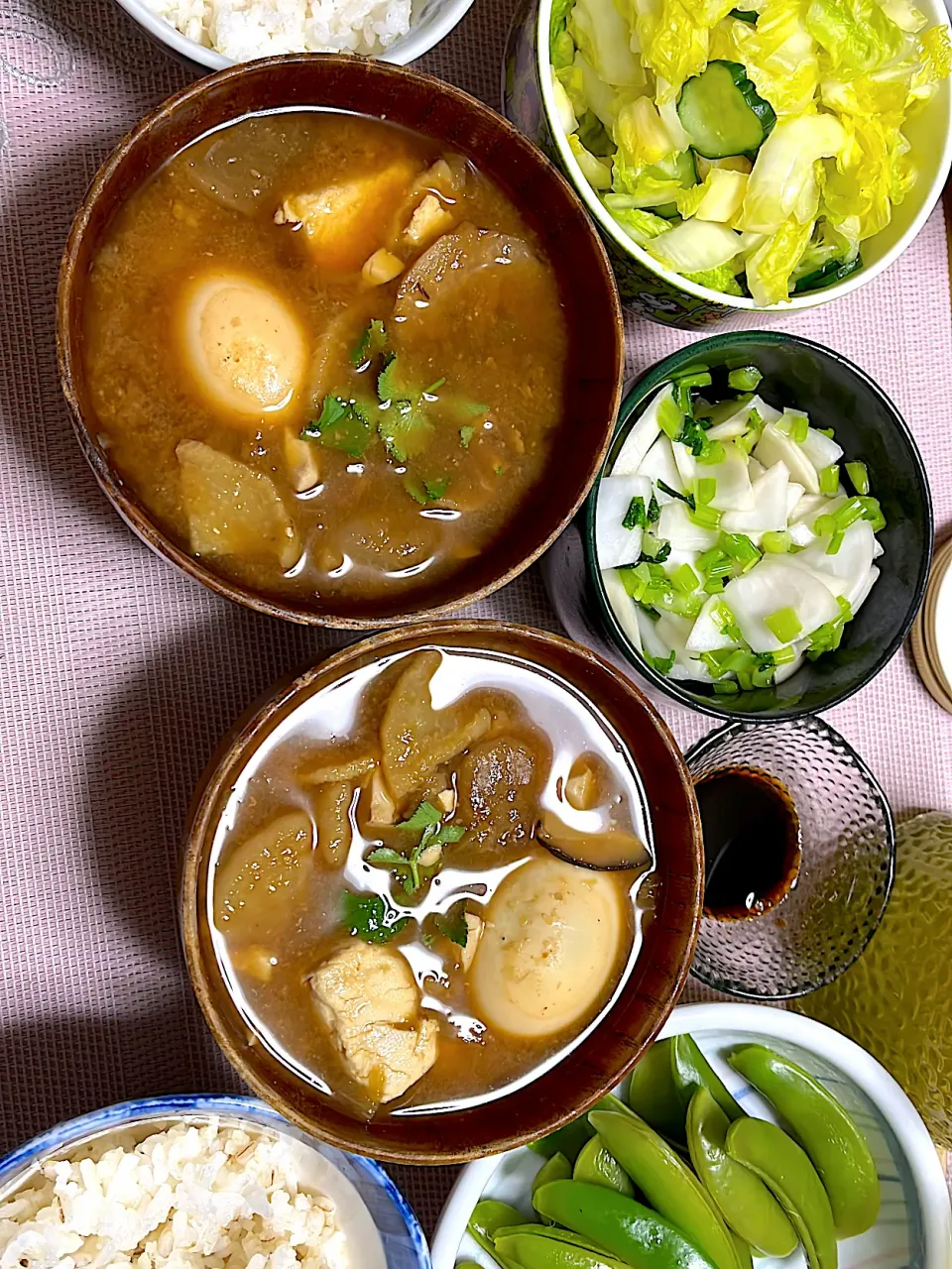 美味白菜とカブの漬物♪お茶漬けふたり晩ごはん~(^^)❤︎|いつくしみちゃんさん