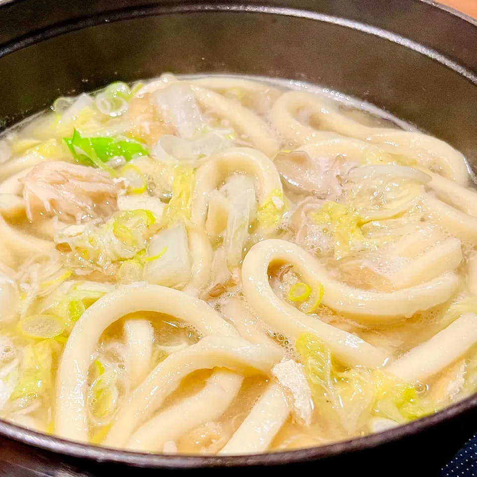 トロトロ白菜と桜もち豚のうどん鍋|アッコちゃん✨さん