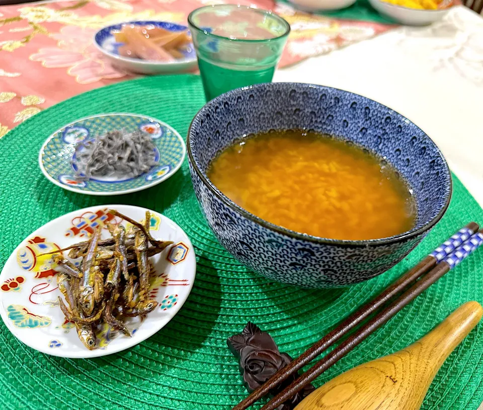 健診前だから茶粥のお夕飯…|Seikoさん