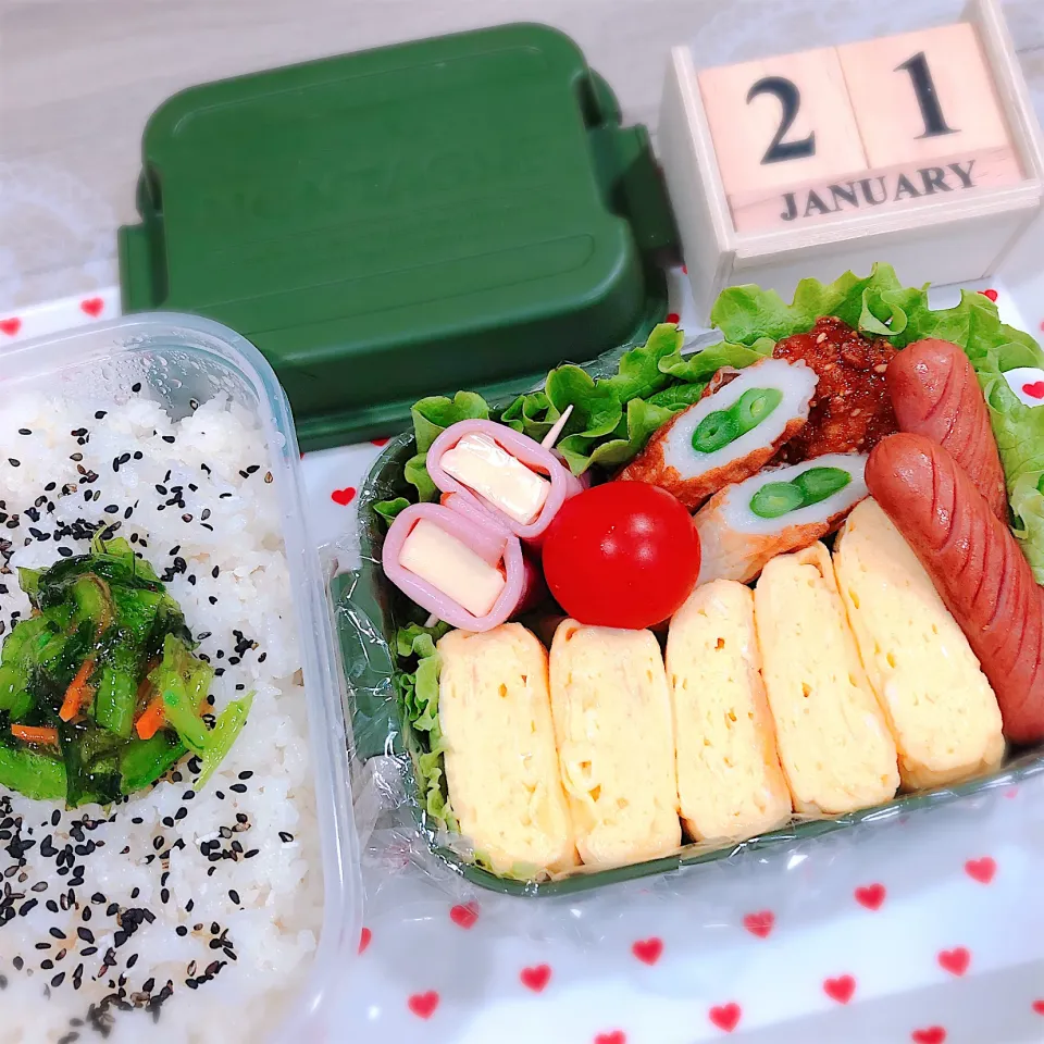 簡単お弁当🍱2024.1.21|ぁゃ🍃さん