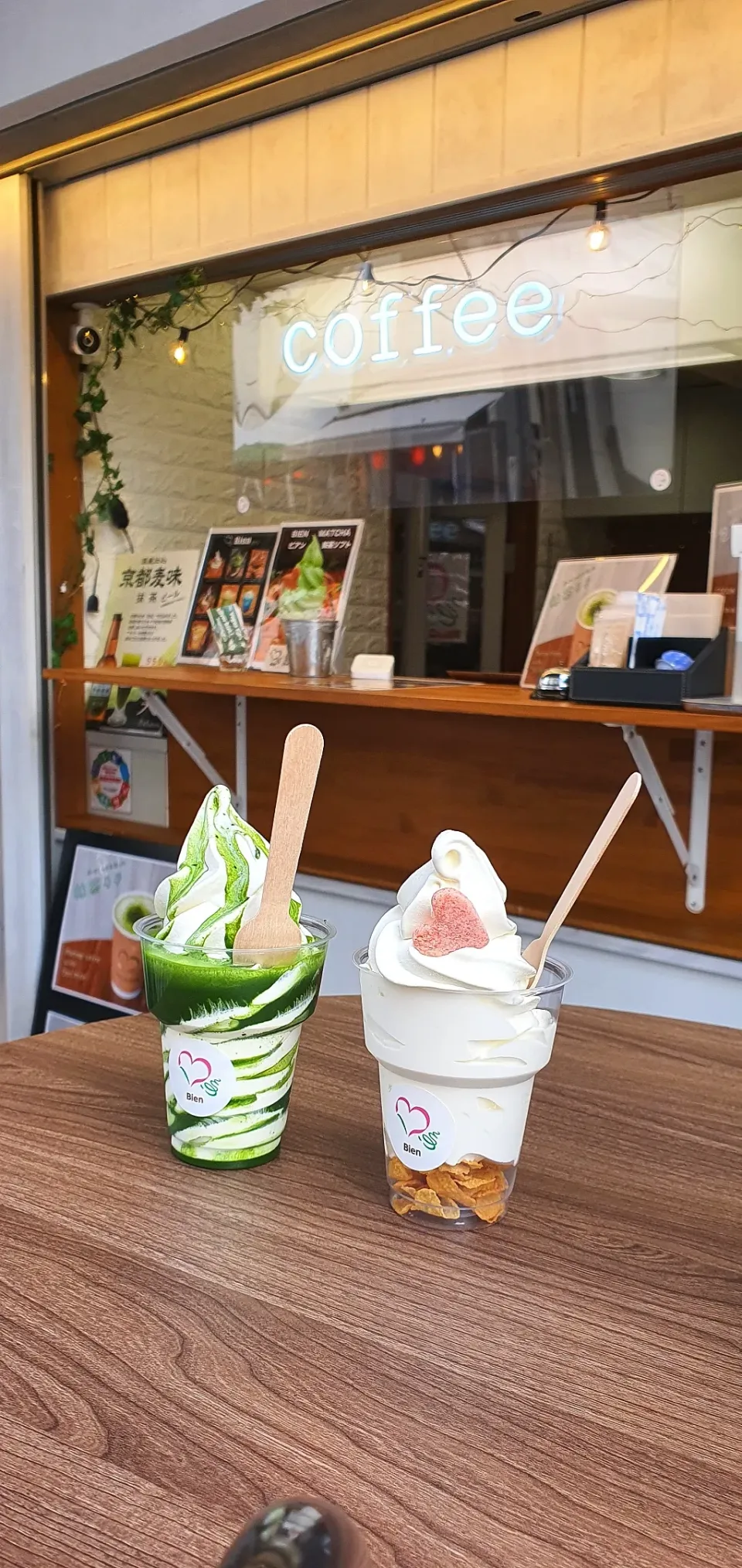 matcha affogato & milk ice-cream|🌷lynnlicious🌷さん