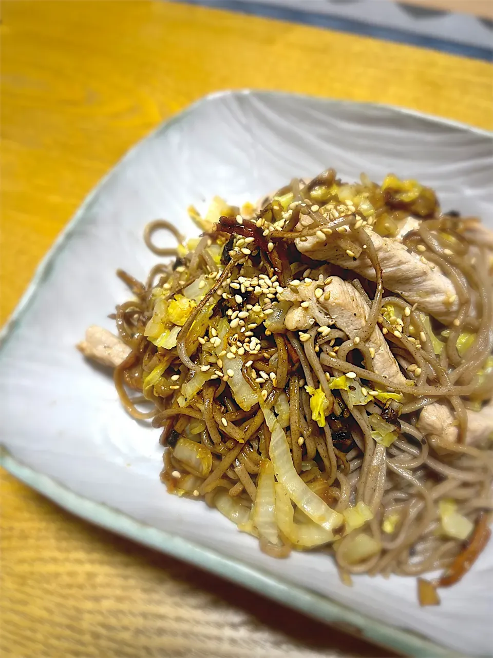 日本そばで焼きそば|あやさん