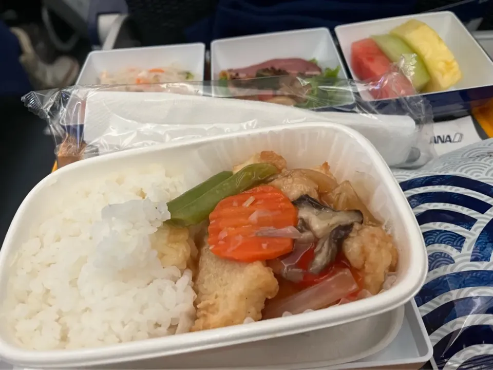 全日空　台北から羽田のエコノミーの機内食|Mikoshiba Kazutoshiさん