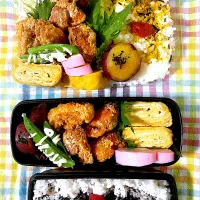 Snapdishの料理写真:唐揚げ弁当|ゆうどんさん