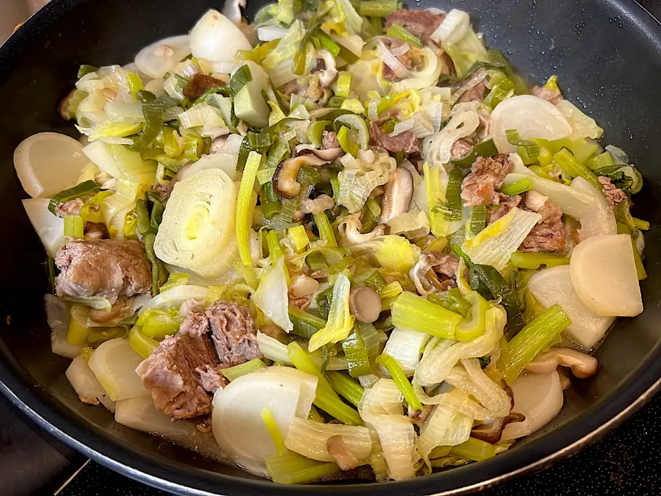 牛肉と野菜の鶏ガラ炒め|2trois_eさん