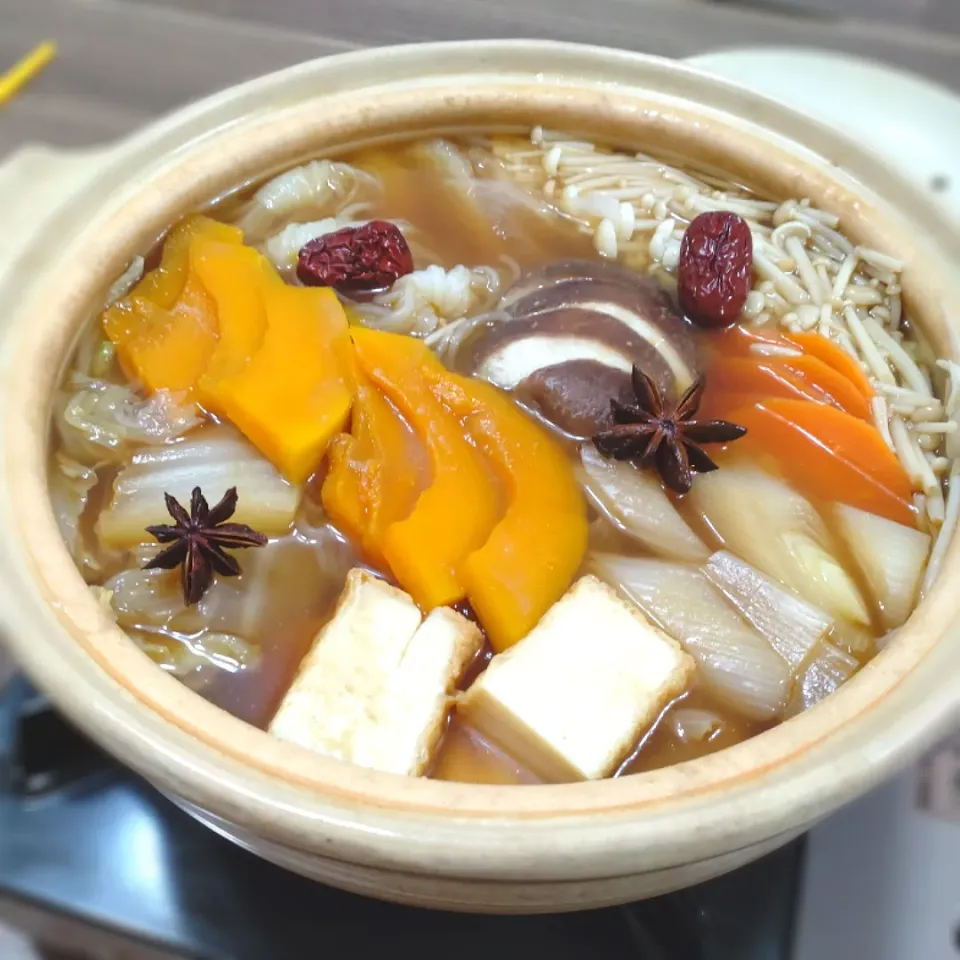 養命酒製造の黒養なべ　香味醤油仕立て|ゆりちさん