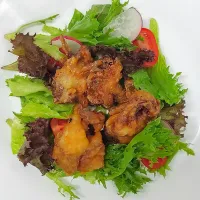 Soft Shell Crab Salad with Homemade Sesame Dressings|C.H LEEさん