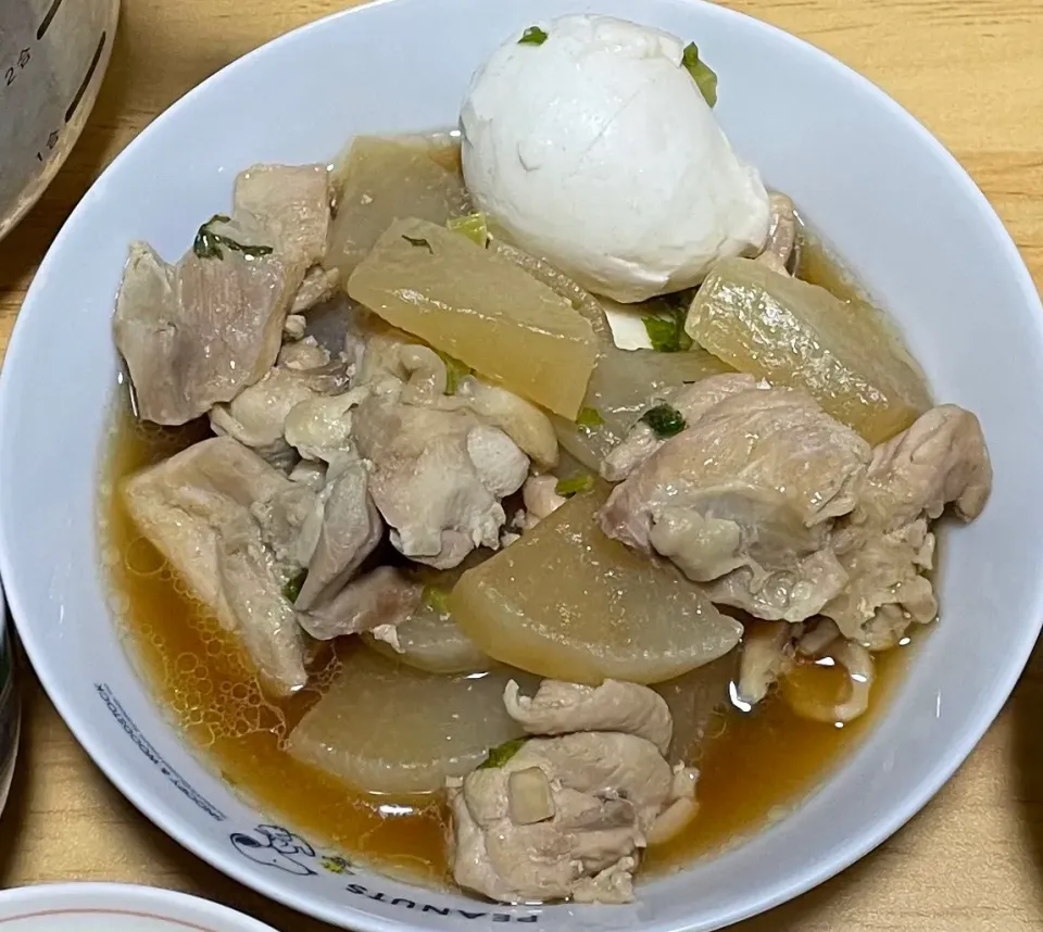 鶏肉と大根の煮物|料理好きなじいさまさん