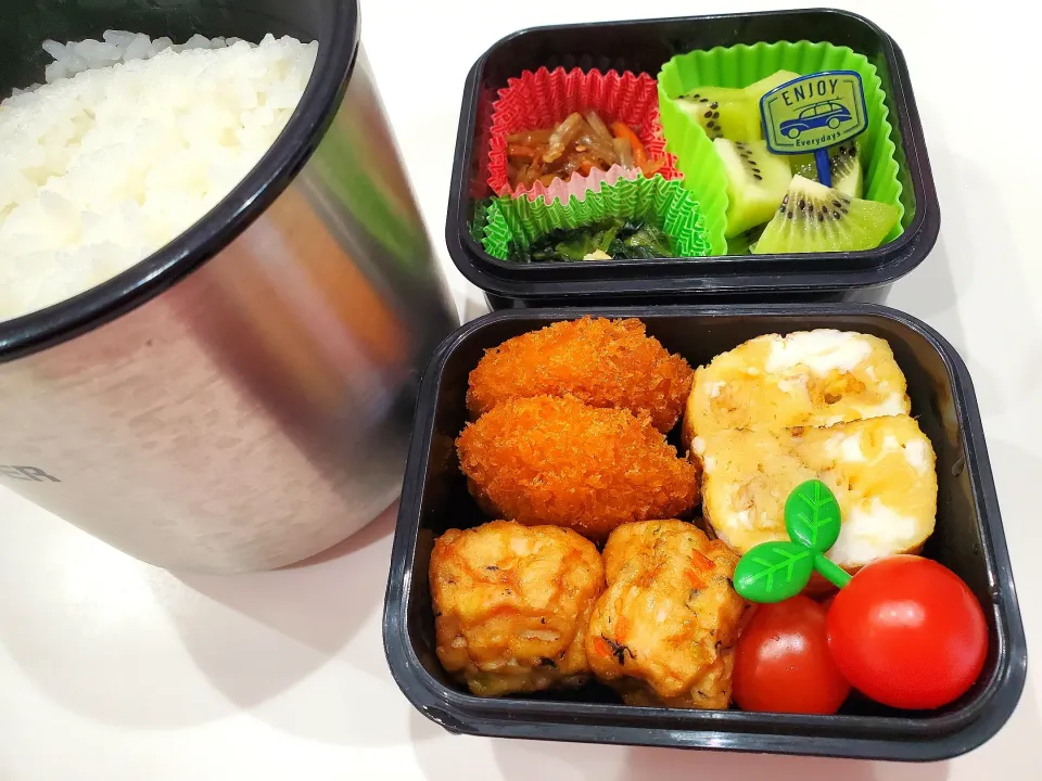 Snapdishの料理写真:中学生男子弁当🍱|さーりさん