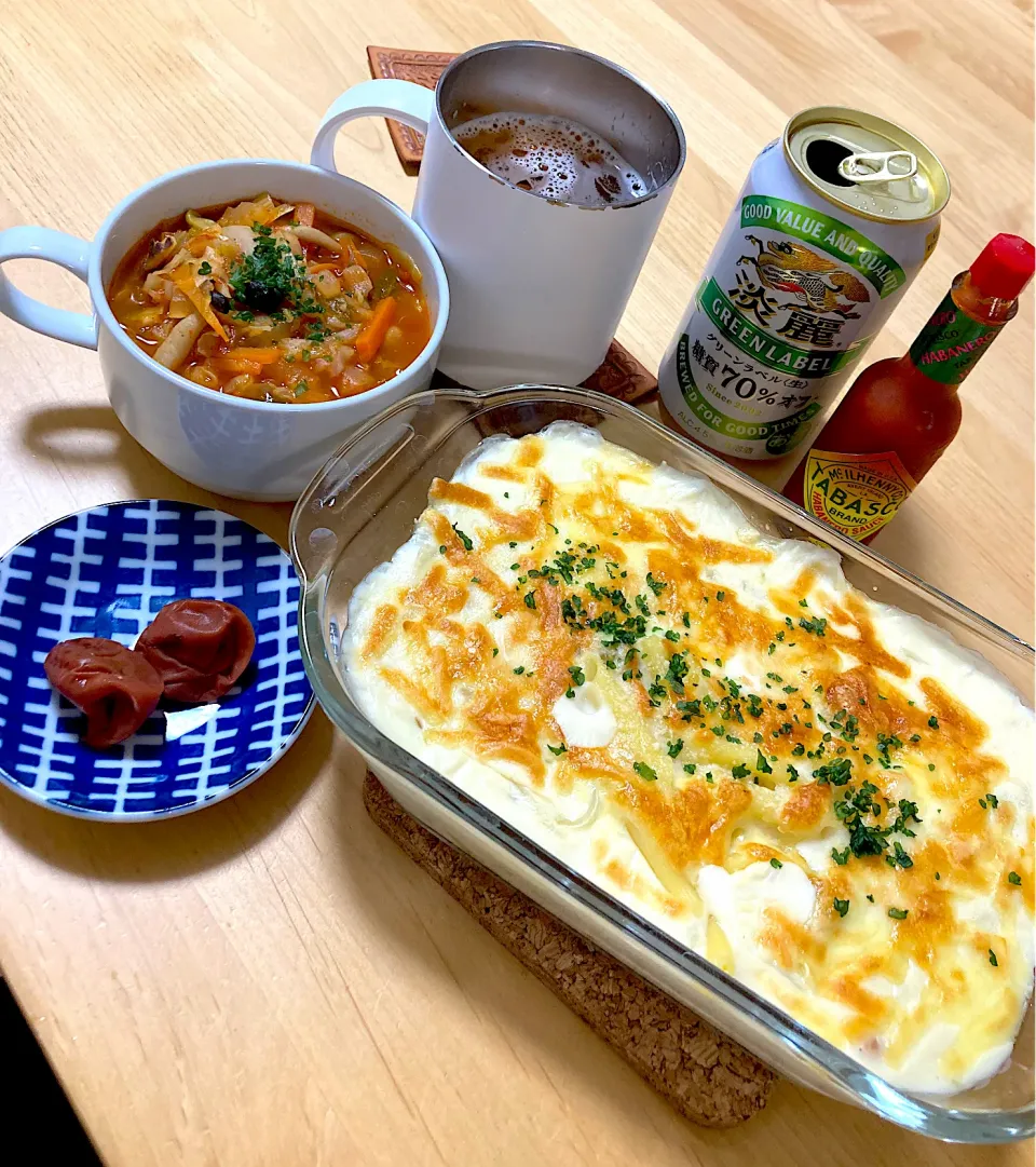 Snapdishの料理写真:お晩酌めにゅー|namagakiさん