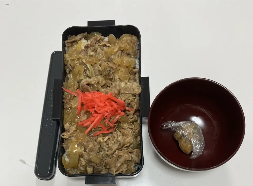 パパ弁☆牛丼☆みそ玉|Saharaさん