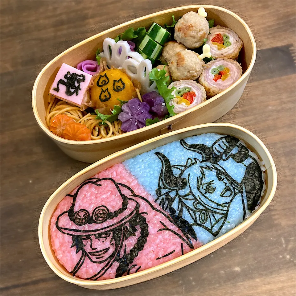 ワンピース・バウンティラッシュ・エース&ヤマト弁当|カオサンさん