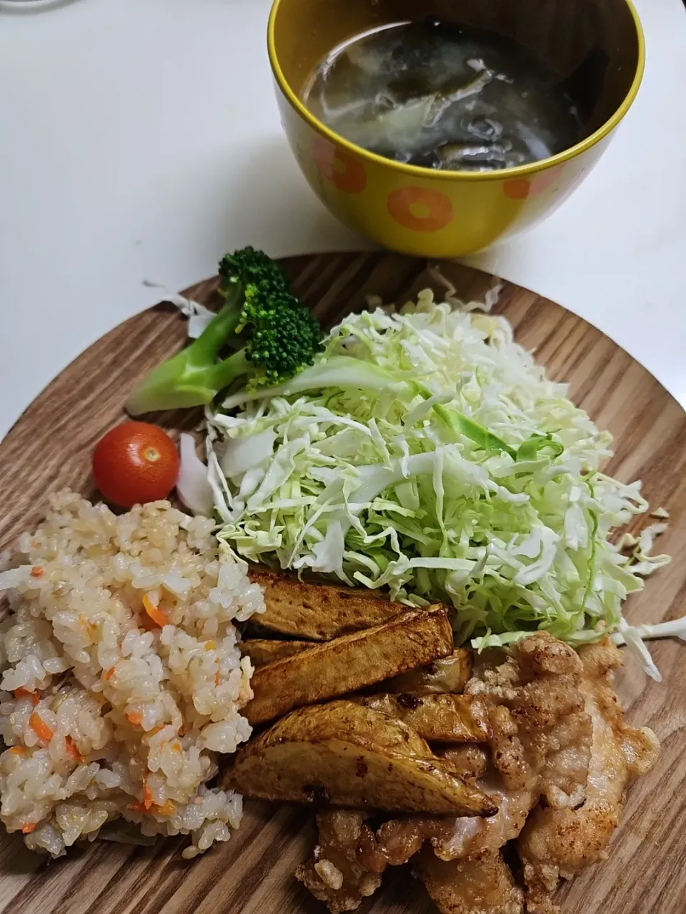 ☆夕飯☆冷蔵庫買い換えの為、食材消費週間|ｼｮｺﾗさん