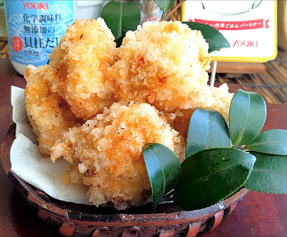 貝柱だしかお鶏の餅唐揚げ|ayaさん