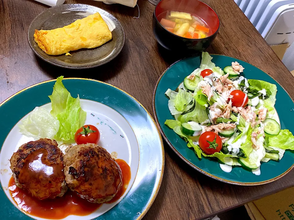 シャキシャキ蓮根入りハンバーグ|しんさん