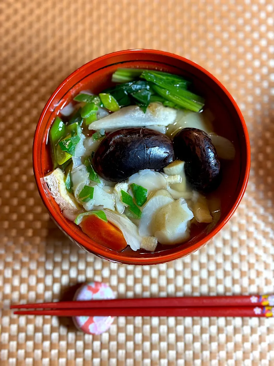 腸活❣️キクイモと花豆のお吸い物|さらっと🍀さん