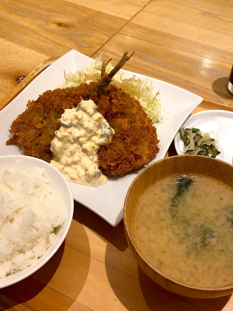 アジフライ定食|藤本 ひろきさん