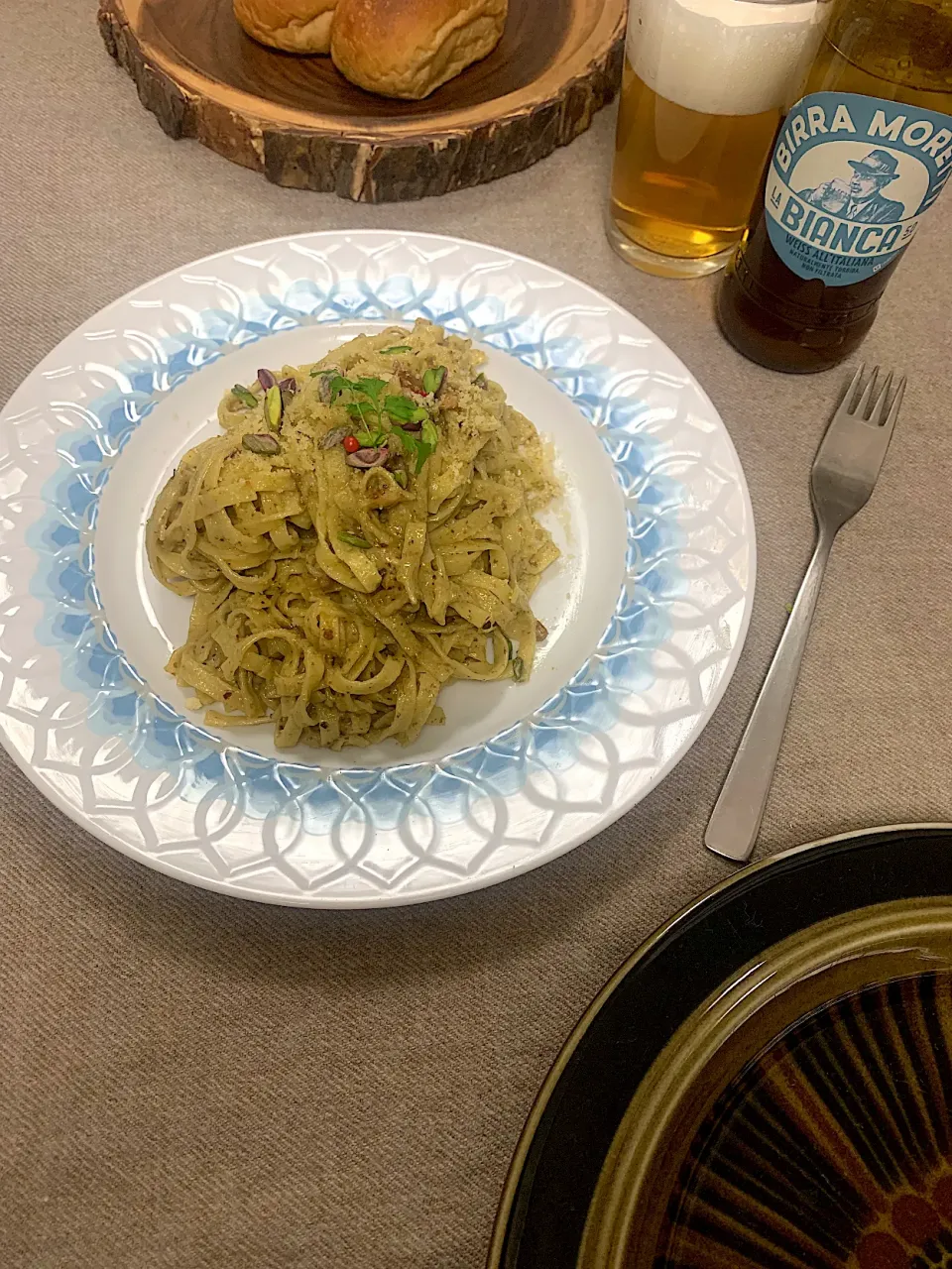 クレソンクリームとナッツのパスタ|KimaLABOさん