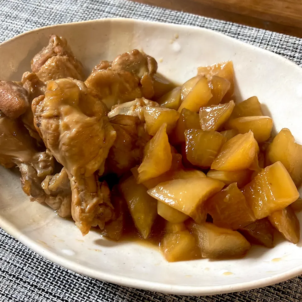 手羽元と大根の煮物|まきさん