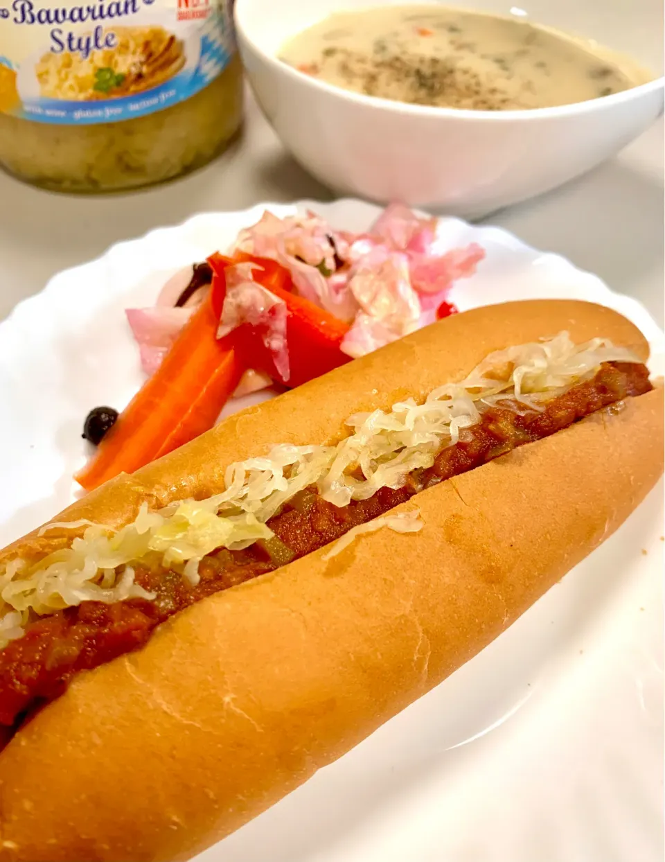 Hot Dog with Tomato Salsa|gonbenさん