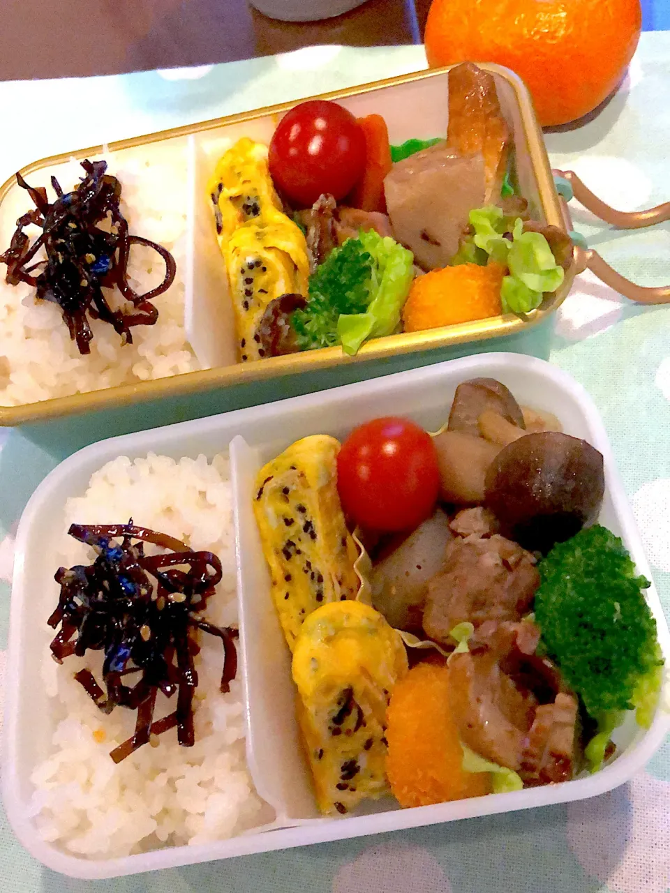 2024.1.25  ＊今日のお弁当＊煮物ᕷ*.°|rinrin*mama*さん