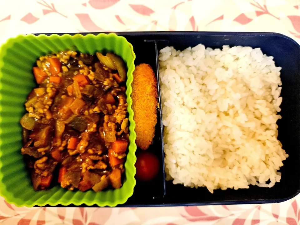 キーマカレーライス❤️旦那さんお弁当❤️|かおるcitronさん