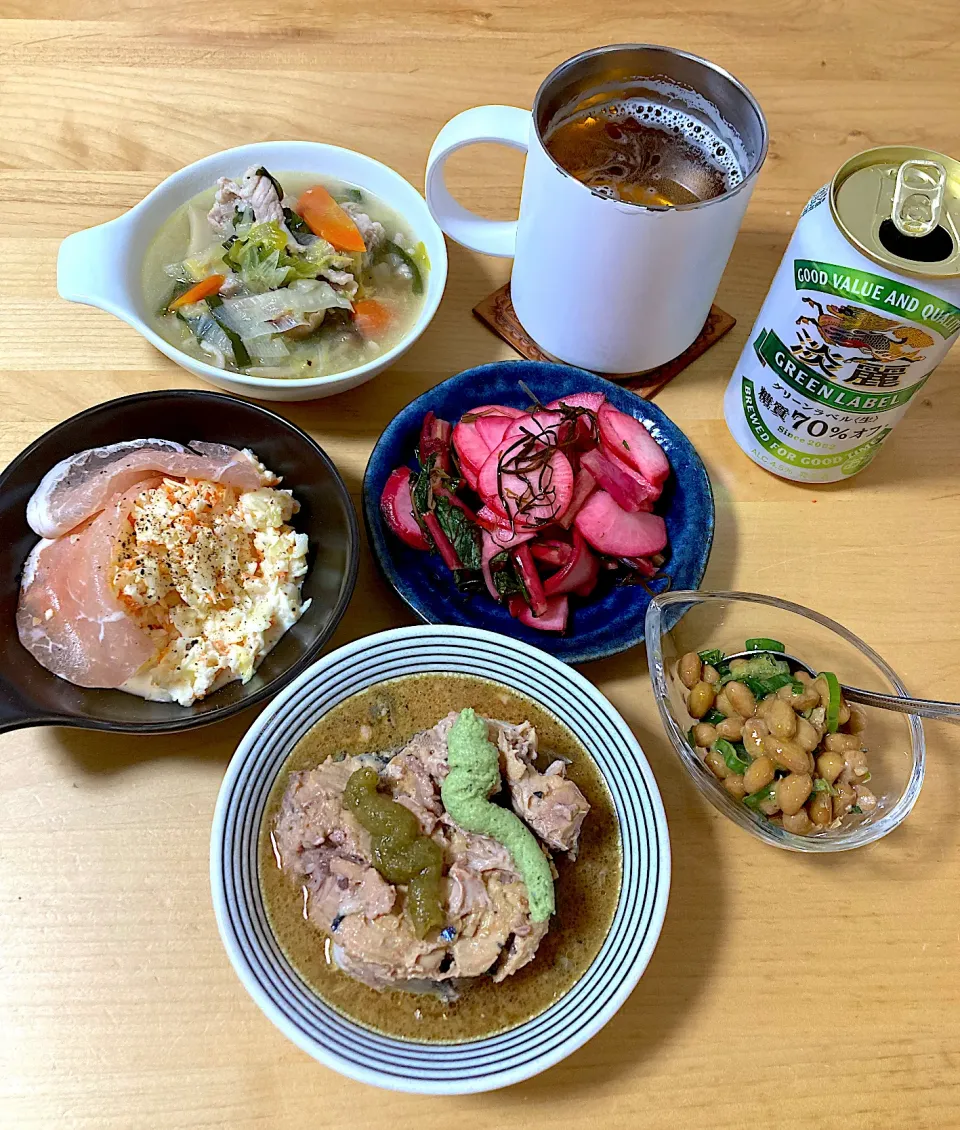 Snapdishの料理写真:お晩酌めにゅー|namagakiさん