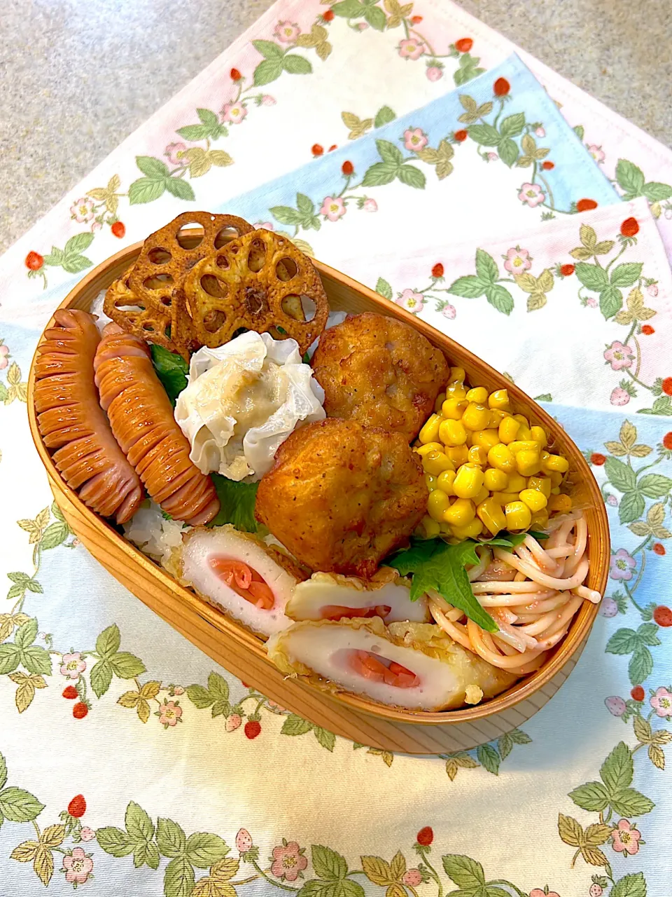 Snapdishの料理写真:👦🏻朝勤お弁当🍱|ひだまりさん