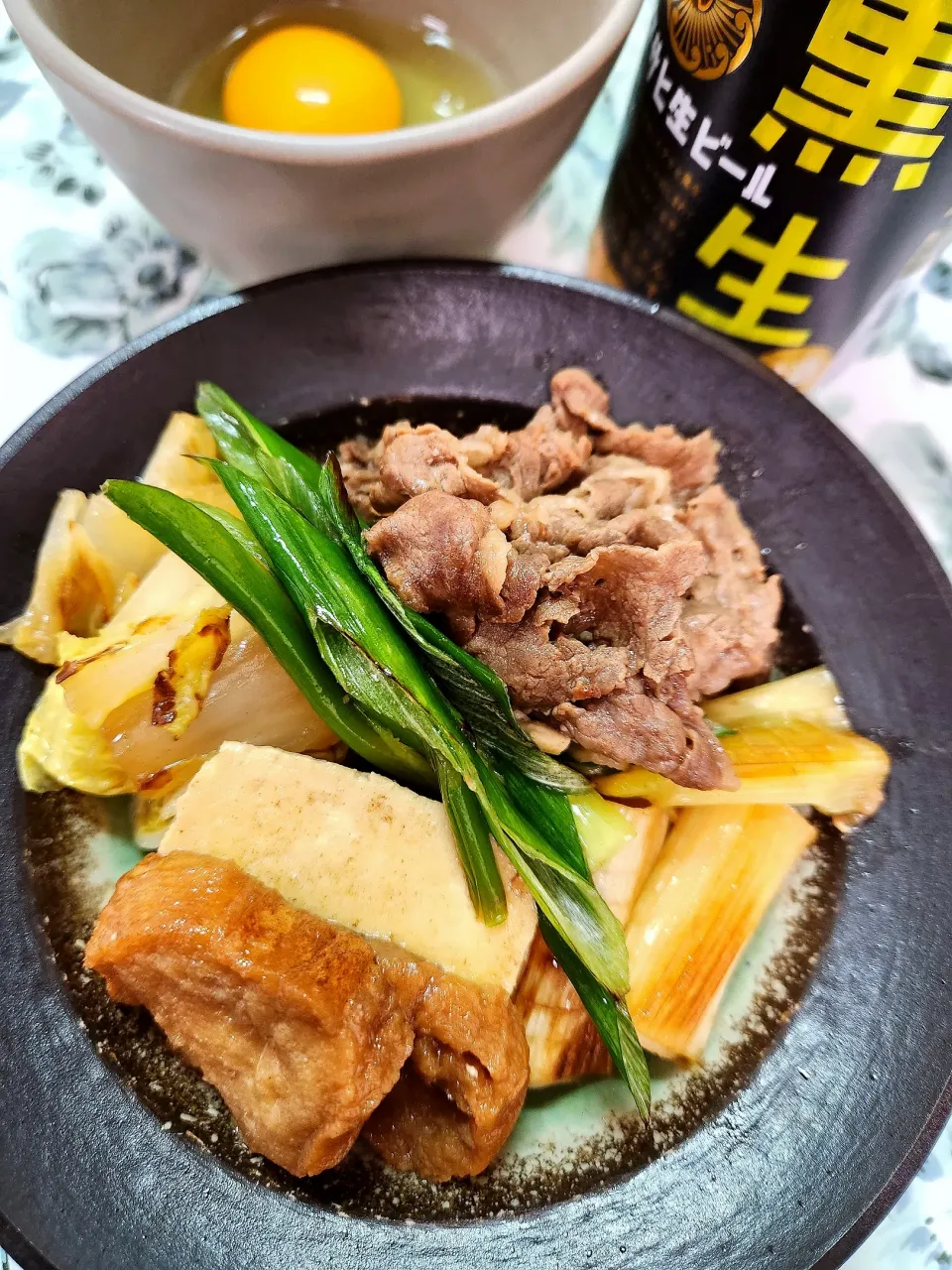 Snapdishの料理写真:🔷すき焼き✨油麩いり🔷|@きなこさん