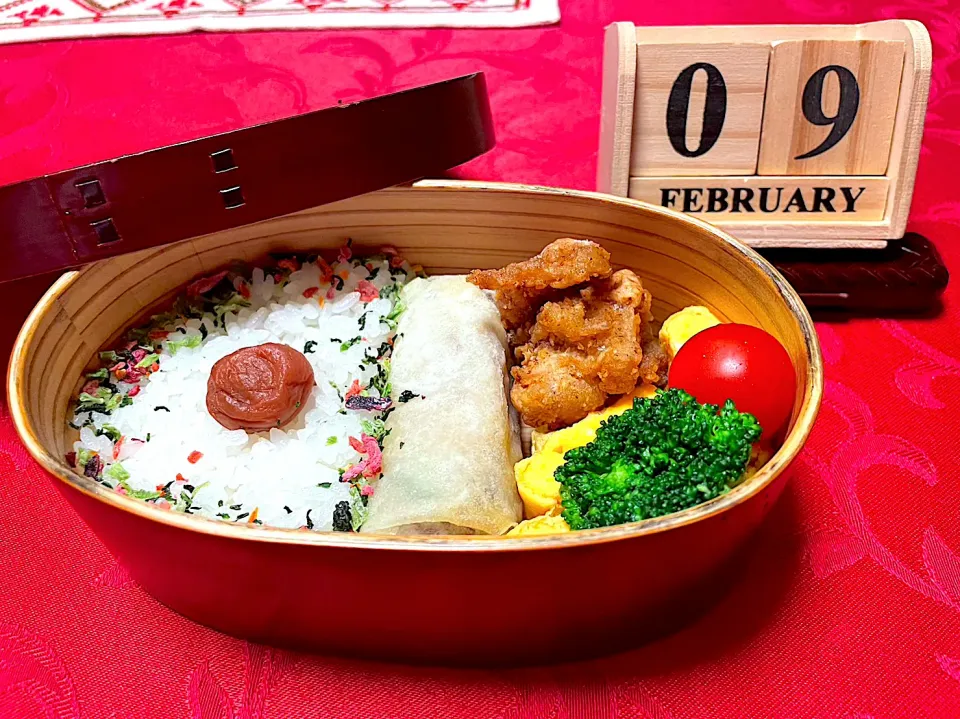 女子高校生弁当　娘作　2024/1/9|みんみんさん