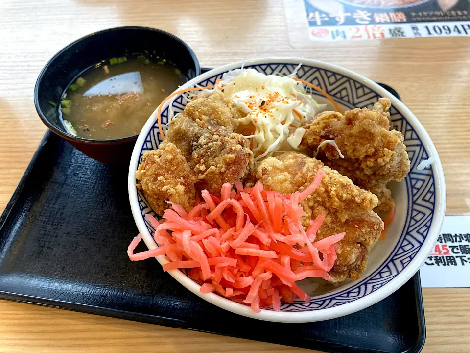 唐揚げ丼|はっちぃさん