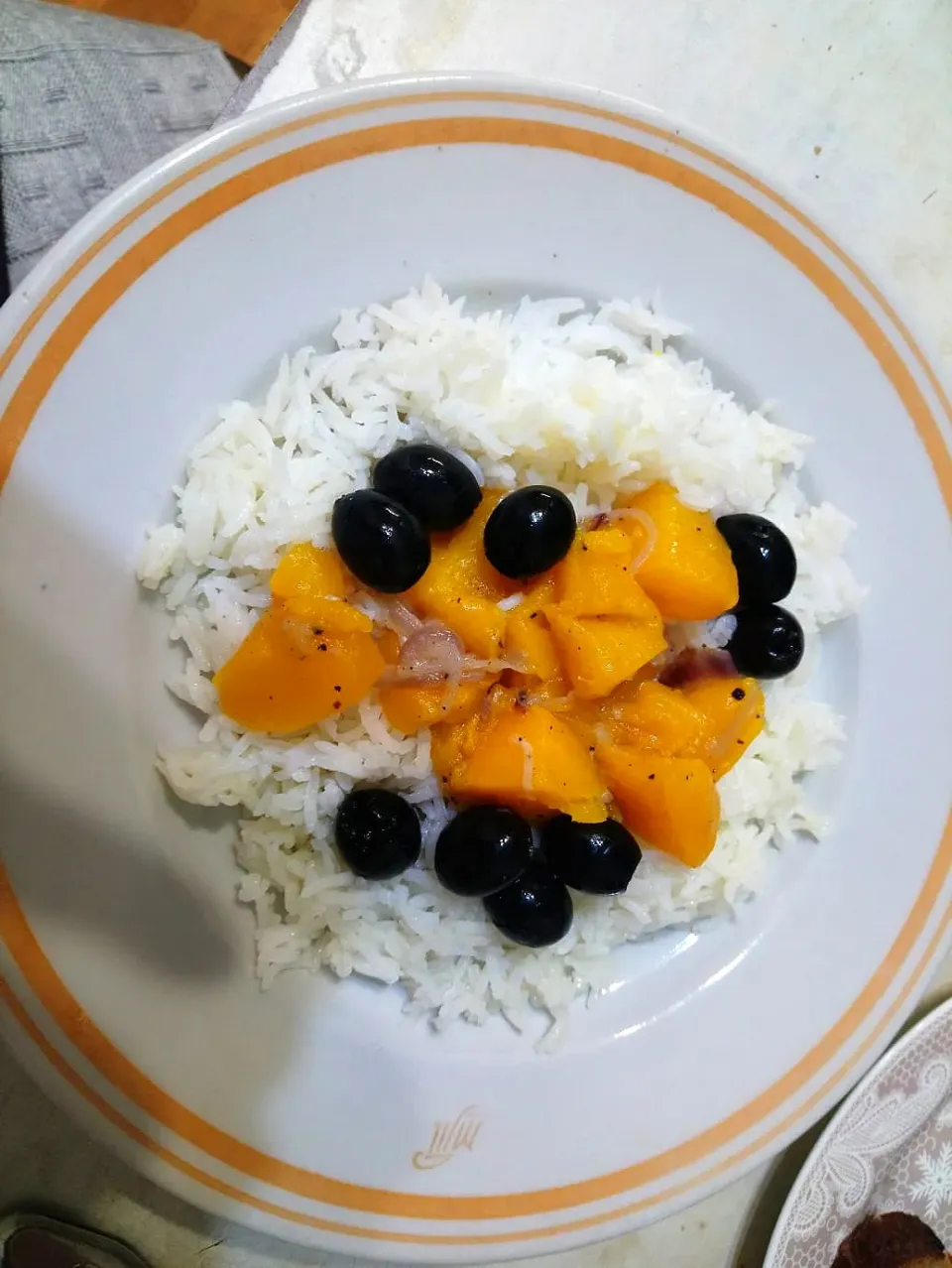 Snapdishの料理写真:Pumpkin rice|Tiger Pirateさん