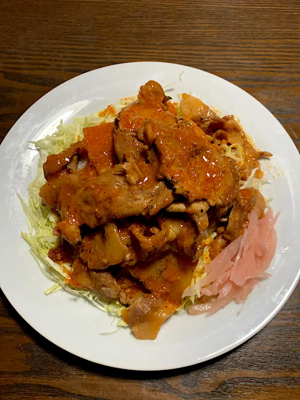 豚ロースのヤバ味噌丼^_^|きよっさんさん