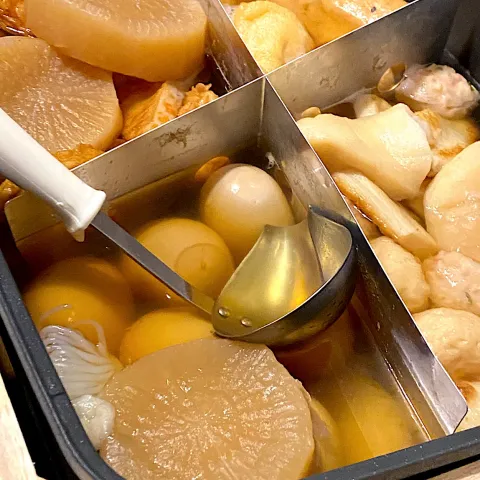 「ふんわりはんぺん」を使ってみたSnapdishの料理・レシピ写真:えみちゃんのおでん🍢