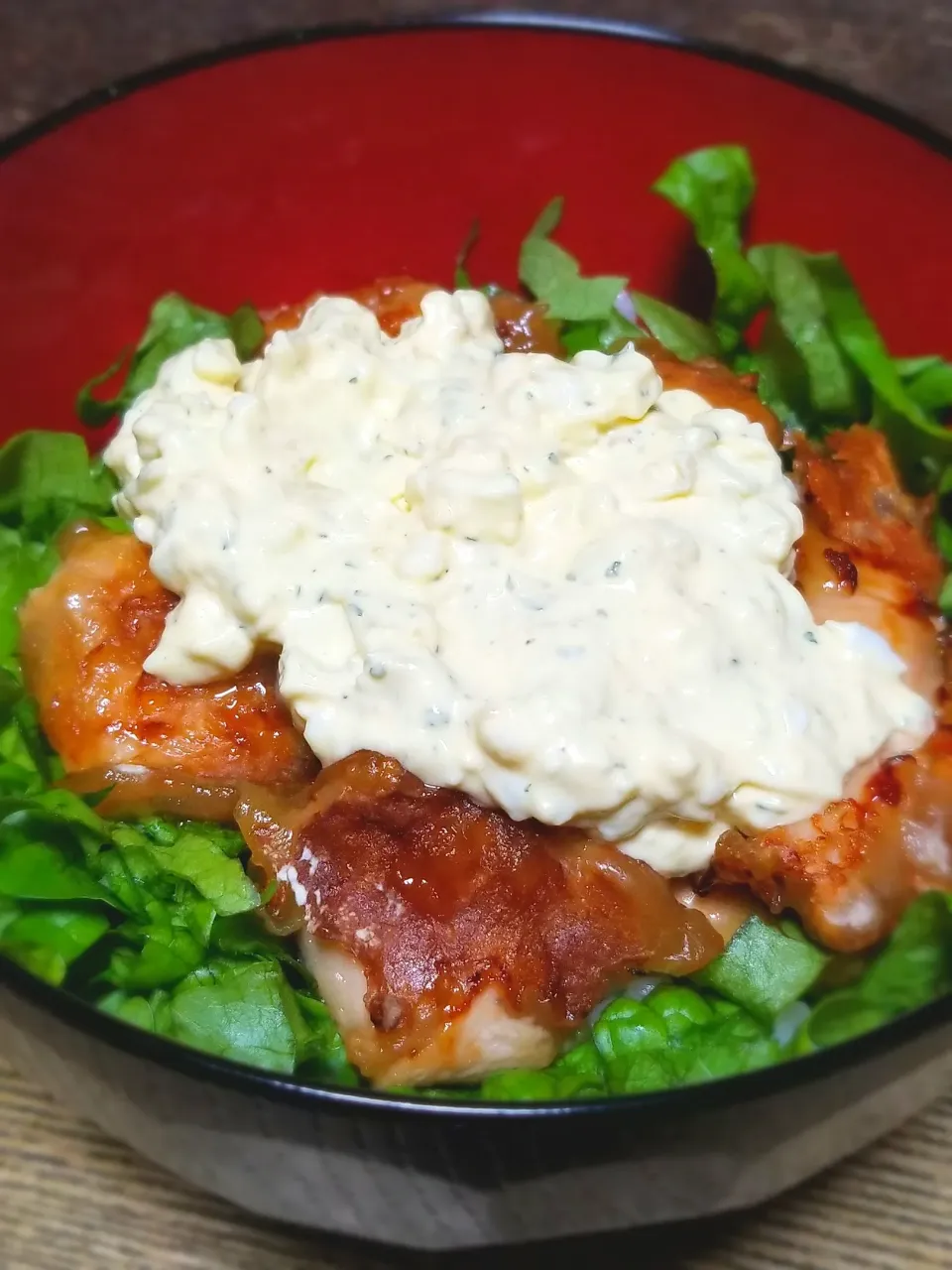 パパ焼き👨下味冷凍チキン南蛮丼|ぱんだのままんさん