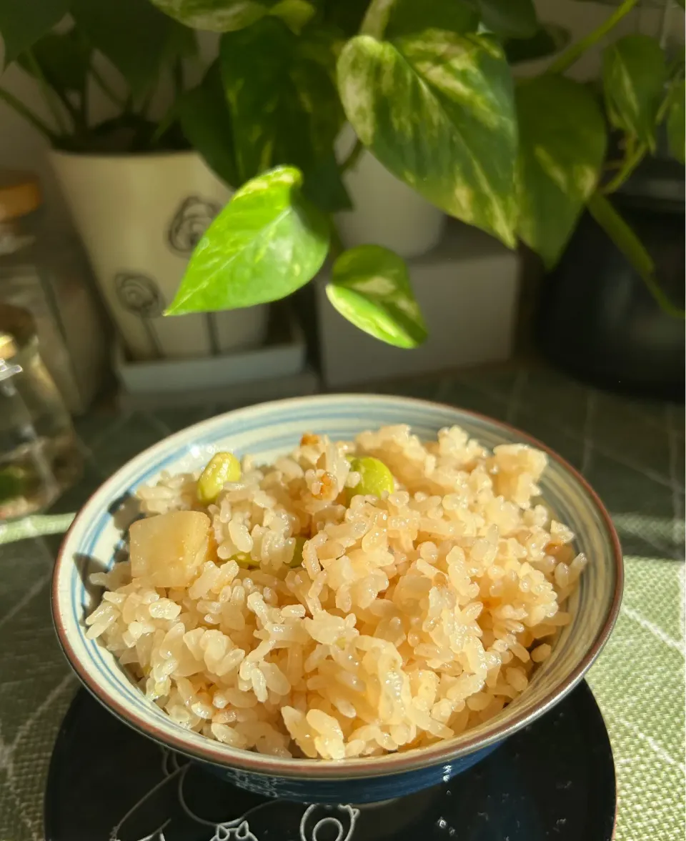 ホタテの炊き込みご飯|だまさん