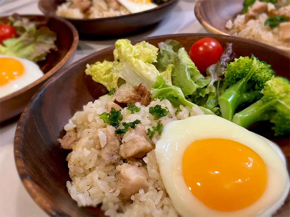 チキンピラフプレート|もちまるさん