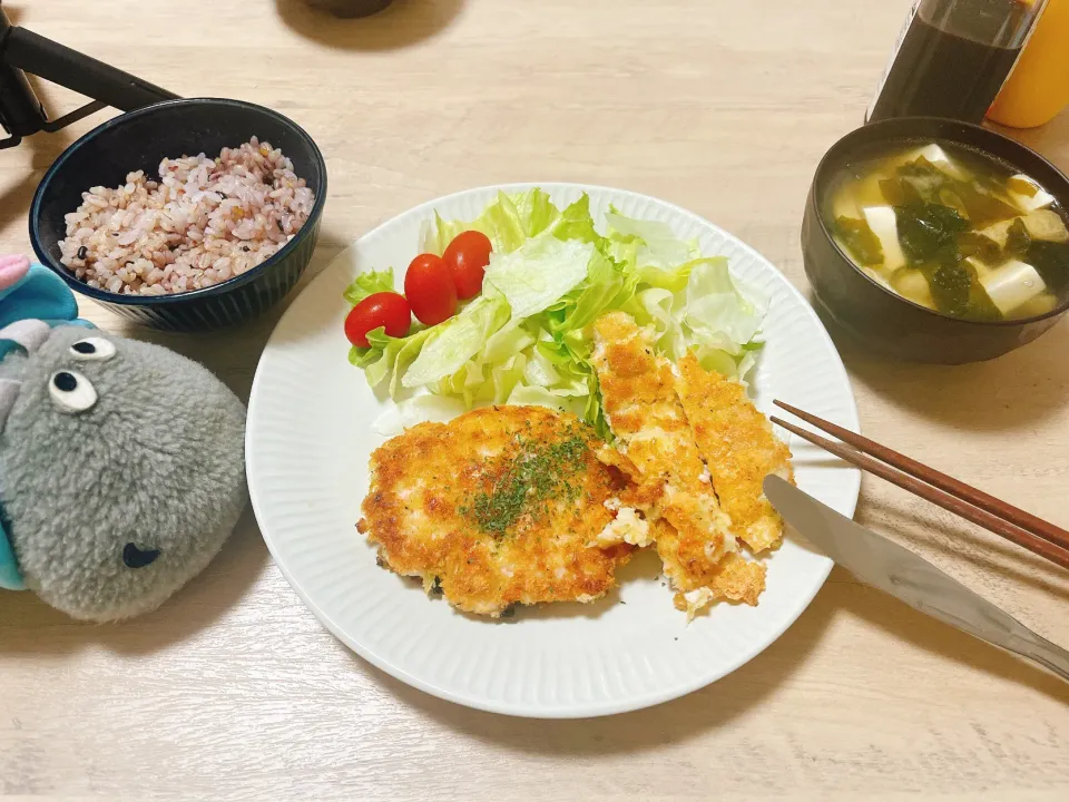 鶏ムネのチキンカツ|りーこさん