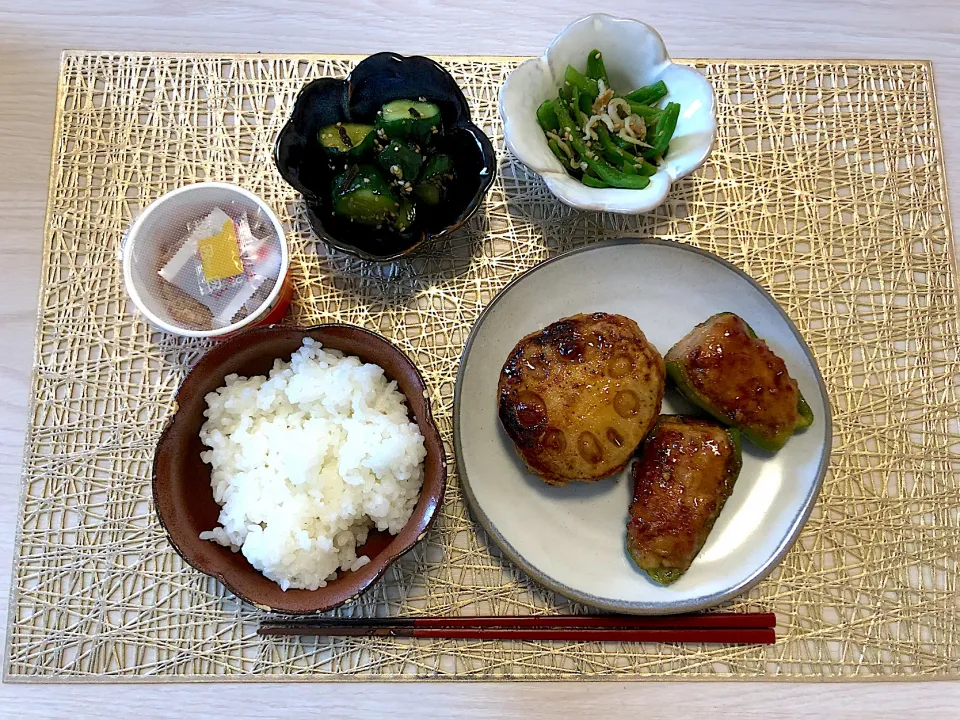 れんこんハンバーグてり焼き味|り。さん