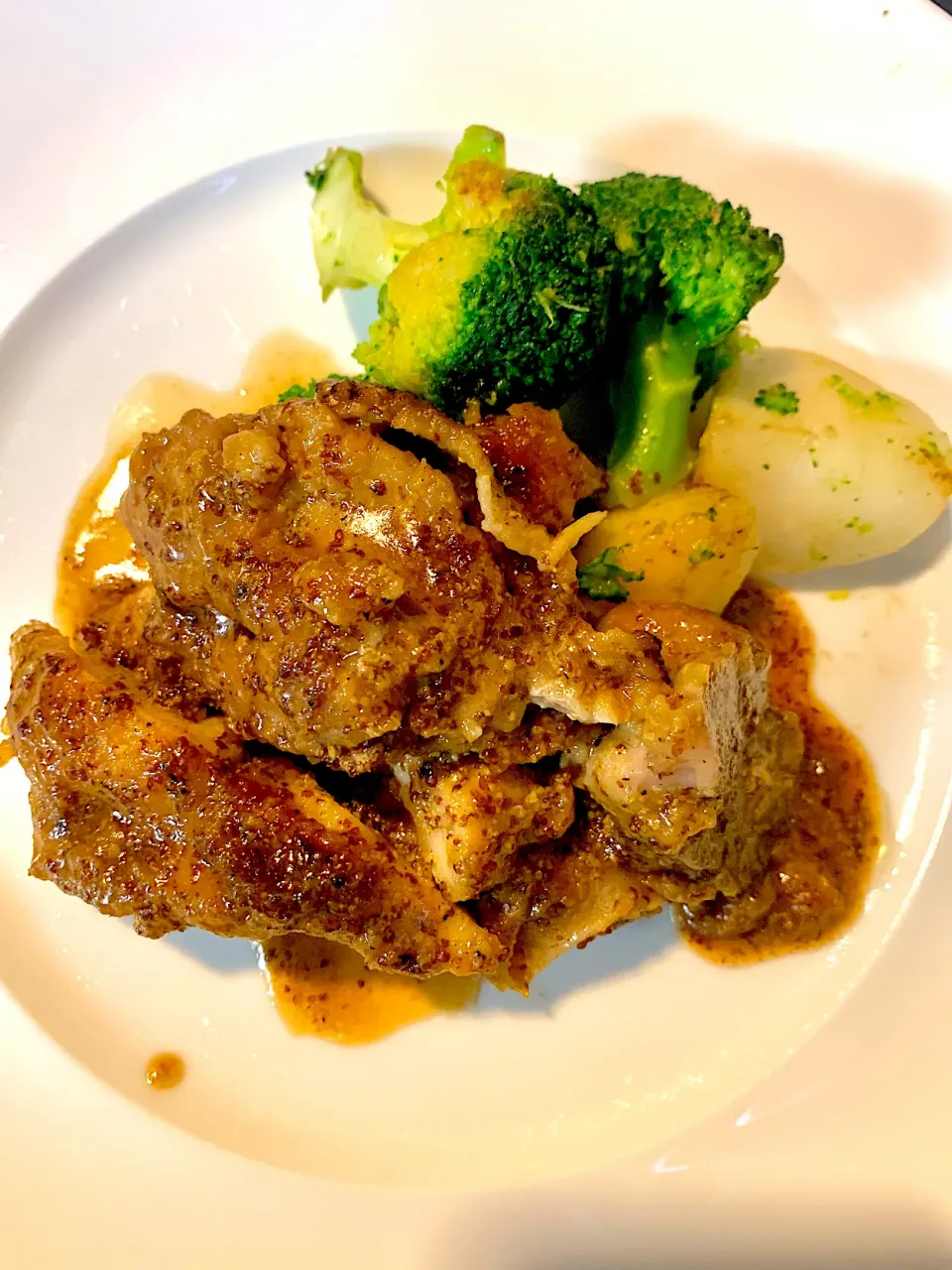 Chicken in Mustard Sauce (Poulet à la Moutarde)|gonbenさん